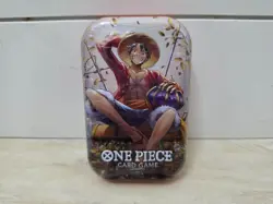 One Piece Card Game Tin Pack Set Vol.2 TS-02, OP13 - Luffy Tin Art New & Sealed - Image 1