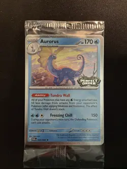 Pokemon Aurorus Perfect Order Promo Holo Card 024/088 TCG SEALED - Image 1