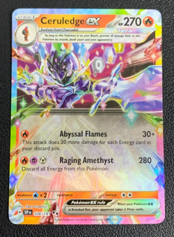 Ceruledge ex 036/191 Surging Sparks Double Rare Pokemon TCG Card NM - Image 1