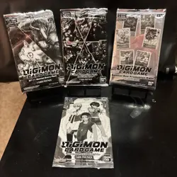 Digimon Card Game Promo Pack Lot (4) - Image 1