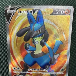 Lucario v SWSH213 Holo Black Star Promo- Pokemon TCG - Image 2