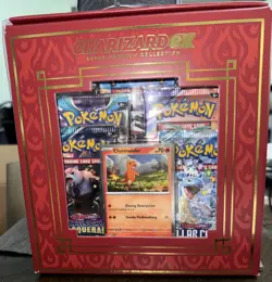 Pokemon Charizard EX Super Premium Collection Box And Mega Evolutions ETB Sealed - Image 3
