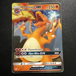 Charizard GX 9/68 Holo GX Rare Hidden Fates Pokemon Near Mint - Image 1