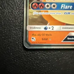 Charizard GX 9/68 Holo GX Rare Hidden Fates Pokemon Near Mint - Image 5