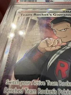 Pokemon Team Rocket's Giovanni 225/182 Holo Ultra Rare PSA 10 - Image 5