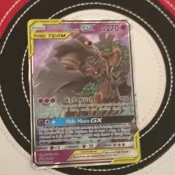 Pokemon TCG Trevenant & Dusknoir GX SM217 Sun & Moon Promo TAG TEAM Holo 270 HP - Image 1