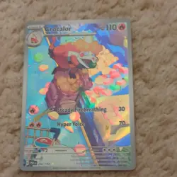 Pokemon TCG Crocalor 202/193 Paldea Evolved Illustration Rare Holo - Image 4