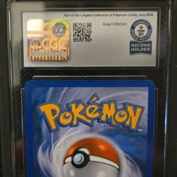 Reshiram Ultra Rare Full Art Holo Black & White 113/114 CGC Graded Pokemon 2011 - Image 2