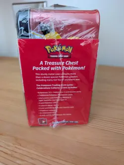1x Pokemon Celebrations 25th Anniversary Collectors Chest Tin Sealed 2021 New - Image 4