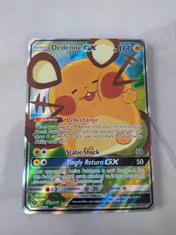 Pokemon TCG Dedenne GX 195a/214 Alternate Art Holo - Image 1