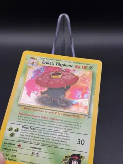 Pokemon TCG Erika's Vileplume Holo Rare Gym Heroes - Image 4
