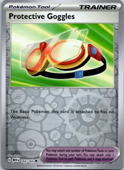 PROTECTIVE GOGGLES - 164/165 151 - POKEMON Reverse Holo - Image 1