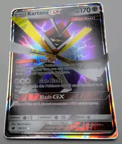 Pokemon TCG Kartana GX 70/111 Holo Sm-Crimson Invasion 2017 NM Condition - Image 2