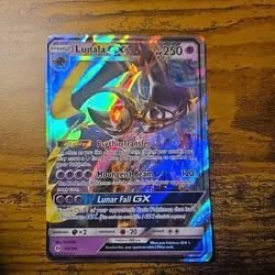 Lunala GX 66/149 SM Base Set Holo Rare Pokemon TCG LP - Image 1
