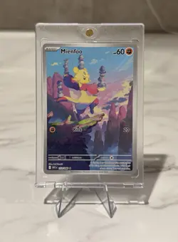 Pokemon TCG Mienfoo 133/086 Illustration Rare SV: White Flare Holo - Image 1