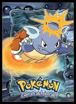 Squirtle Wartortle Blastoise E7 E8 E9 of 12 Topps Movie Non-Holo Pokemon Cards - Image 4