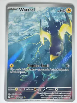 Wattrel 178/167 Illustration Rare Pokemon Twilight Masquerade NM - Image 1
