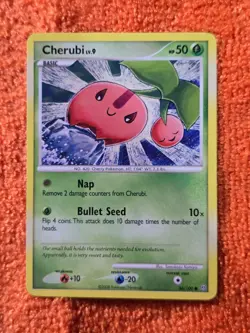 2008 Pokemon Diamond and Pearl Stormfront #56 Cherubi, C, NF/H, cd17 - Image 1