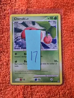 2008 Pokemon Diamond and Pearl Stormfront #56 Cherubi, C, NF/H, cd17 - Image 3