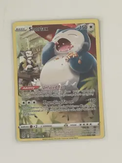 Pokemon TCG Snorlax Trainer Gallery TG10/TG30 Lost Origin Holo Ultra Rare - Image 1