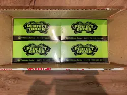 4 x Pokemon Perfect Order Pokemon Center Elite Trainer Box ETB | All New Sealed - Image 1