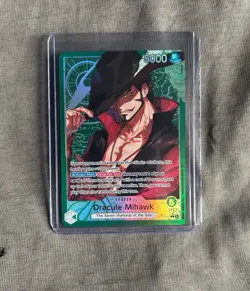 One Piece - Dracule Mihawk - (Alt Art) - Leader - OP14-020 The Azure Sea's Seven - Image 1