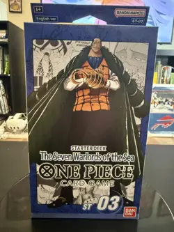 One Piece Card Game ST-03 Starter Deck ENGLISH Sealed New Warlords Of The Sea 811039038427 - Image 1