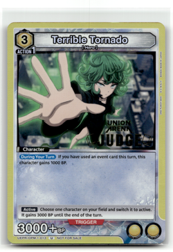 Union Arena - Terrible Tornado - Foil Judge Promo Prize - One Punch Man - Image 1