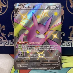 Crobat V SWSH098 Promo Pokemon Card NM/M - Image 1