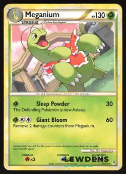Meganium - 27/95 - Rare - Call of Legends - Pokemon Card - DMG - Image 1