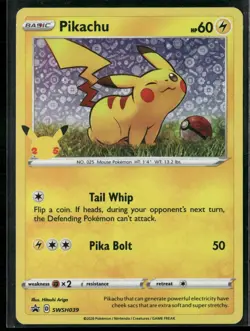 Pikachu SWSH039 SWSH: Sword & Shield Promo Cards Holo - Image 1