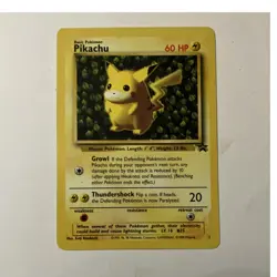 Pokemon Pikachu Rare Card Wizards Black Star Promos Regular English Wotc 1999 - Image 1