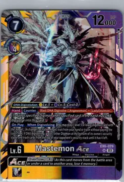 Mastemon ACE EX6-029 SR Infernal Ascension - Digimon Card Game - NM - Image 1