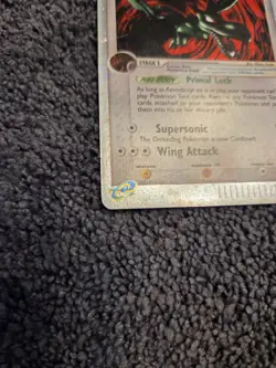 Pokemon Aerodactyl EX Holo Rare Ancient Card 100 HP 94/100 EX Sandstorm English - Image 3
