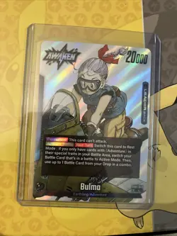 Dragon Ball Manga Booster Card Awaken Bulma SB01-045 Silver - Image 1