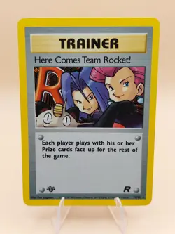 Here Comes Team Rocket! Holo Rare 1st Edition 15/82 Pokemon Card 1999 - Image 1