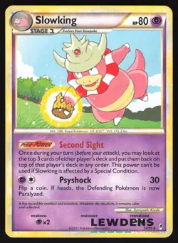 Slowking - 32/95 - Rare - Call of Legends - Pokemon Card - HP - Image 1