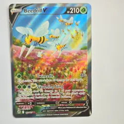 Pokemon Beedrill V Astral Radiance Full Art Ultra Rare Holo 161/189 210 HP - Image 1