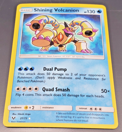2017 Pokemon Shining Legends Holo Rare - 27/73 Shining Volcanion - Image 1