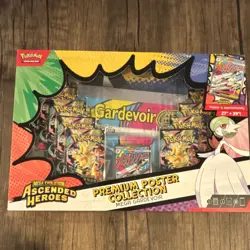 Pokemon TCG Mega Evolution Ascended Heroes Poster Collection Box Mega Gardevoir - Image 1