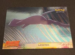 1999 Pokemon Mewtwo Strikes Back Blue Label Topps Holo Foil #1 Legends Mew - Image 1
