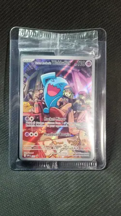 Pokemon Team Rocket's Wobbuffet Holo Promo SVP Black Star 203 Psychic 110HP 2023 - Image 1