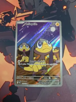 Pokemon Helioptile 143/132 Me01: Mega Evolution Holo Illustration Rare Full Art - Image 1