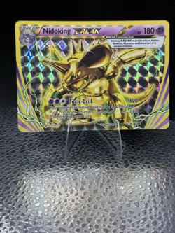 TCG Pokemon English Nidoking BREAK 46/108 Evolutions Holo - Image 1