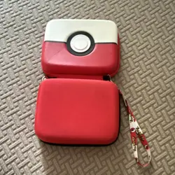 Pokemon Poke Ball Deck Box Red White Black with Wrist Strap Compartments - Image 3