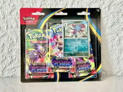 Pokemon Phantasmal Flames Triple Blister Weavile Promo New Factory Sealed - Image 1