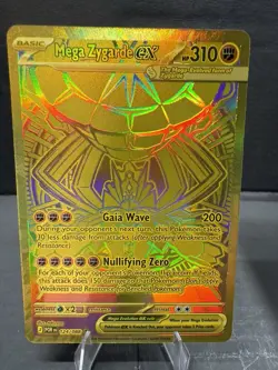 Mega Zygarde ex 124/088 Me03: Perfect Order Holo Mega Hyper Rare Pokemon NM 🔥 - Image 1