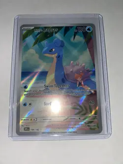 Misty's Lapras 194/182 Sv10 Destined Rivals Illustration Rare Holo Pokemon - Image 1