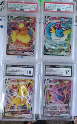 Pokemon Eevee Heroes VMAX 2021 Japanese Graded Flareon Jolteon Vaporeon Espeon - Image 1