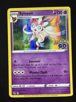 Sylveon 035/078 Pokemon TCG SWSH: Pokemon GO Holo NM - Image 1